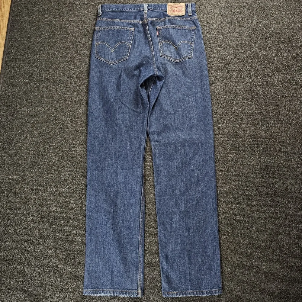 Vintage Levis 550 Jeans Men's 34x36 Blue Denim Relaxed Fit Light Wash‎ Y2K Faded